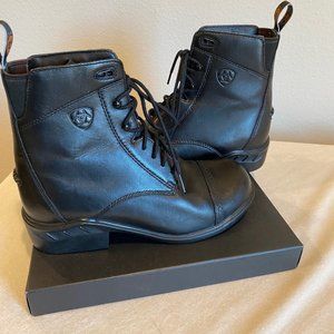 Ariat Heritage RT Paddock Boots - Lace up - Size 7.5 - Black - Great condition